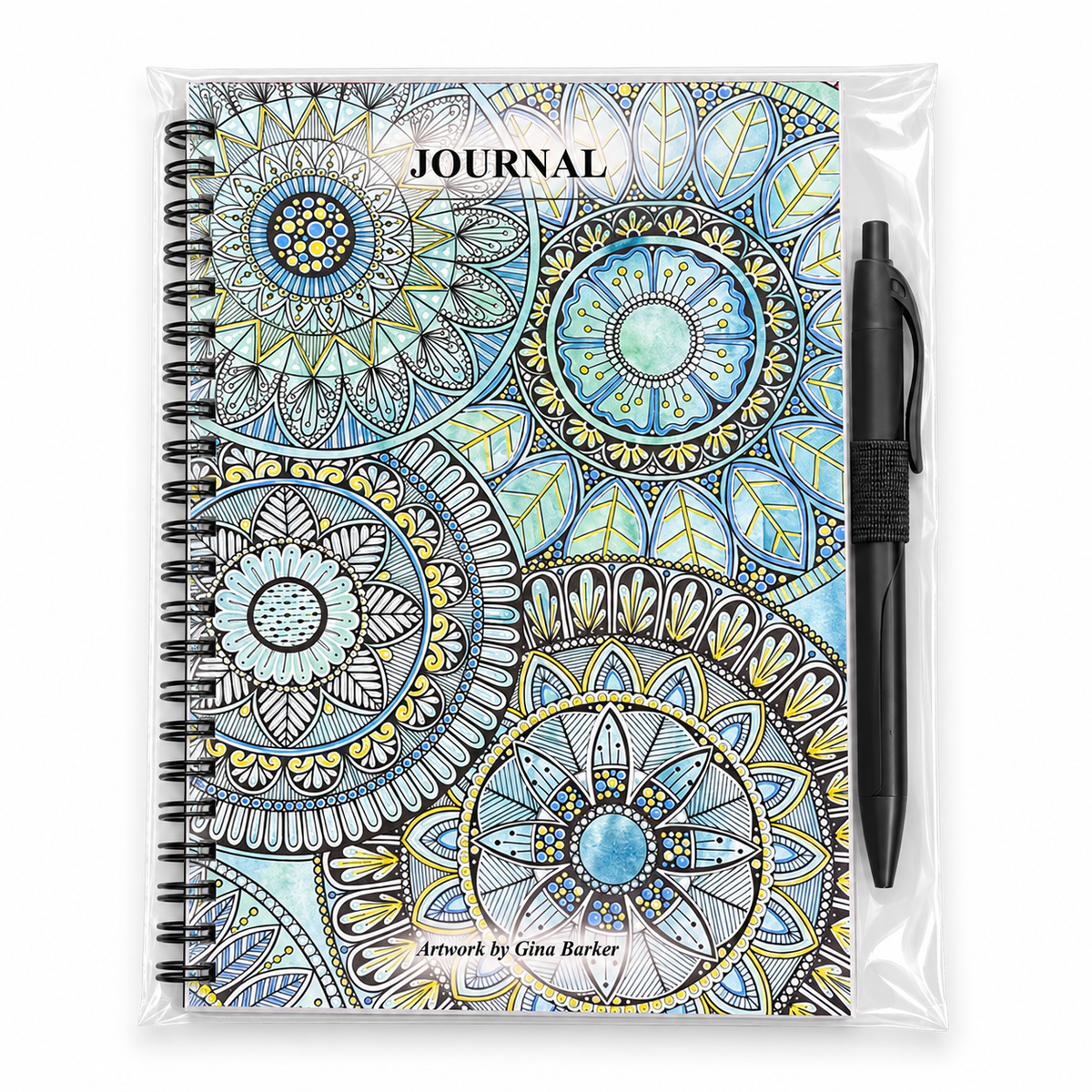 A5 Art Journal with Pen – Original Artwork by Gina Barker