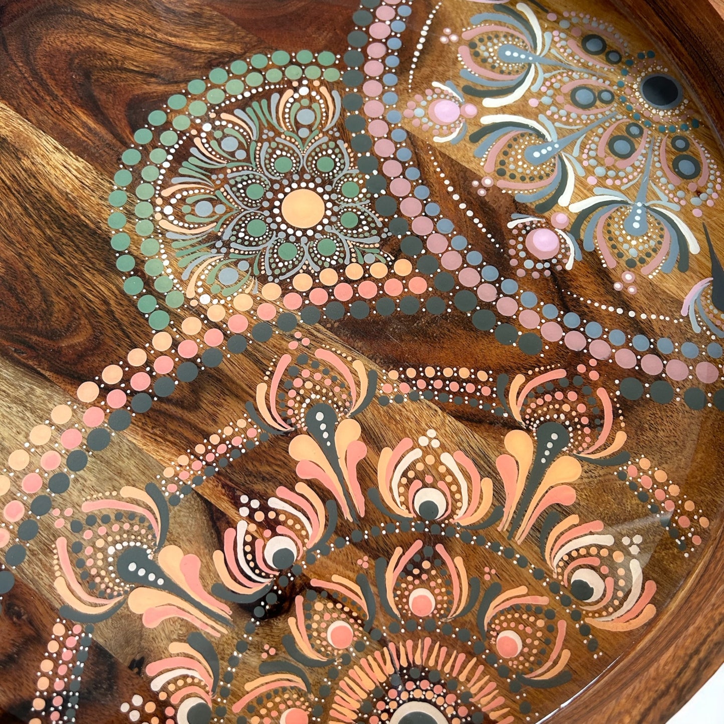CUSTOM ORDER Acacia Wooden Serving Tray, Exclusive Home Decor, Wooden Serving Tray, Drink Serving Tray