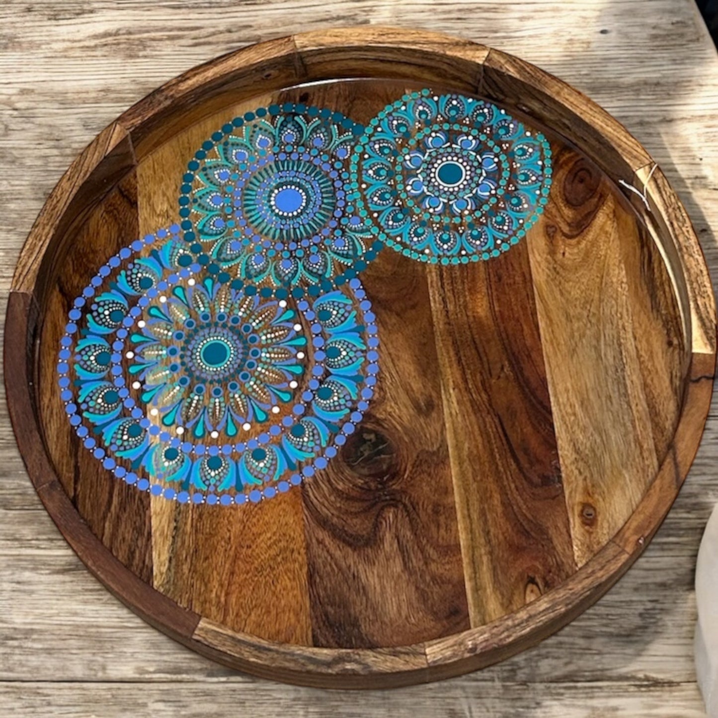 CUSTOM ORDER Acacia Wooden Serving Tray, Exclusive Home Decor, Wooden Serving Tray, Drink Serving Tray