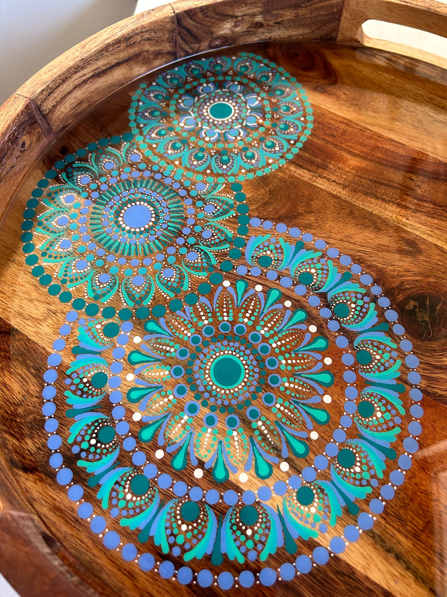 CUSTOM ORDER Acacia Wooden Serving Tray, Exclusive Home Decor, Wooden Serving Tray, Drink Serving Tray