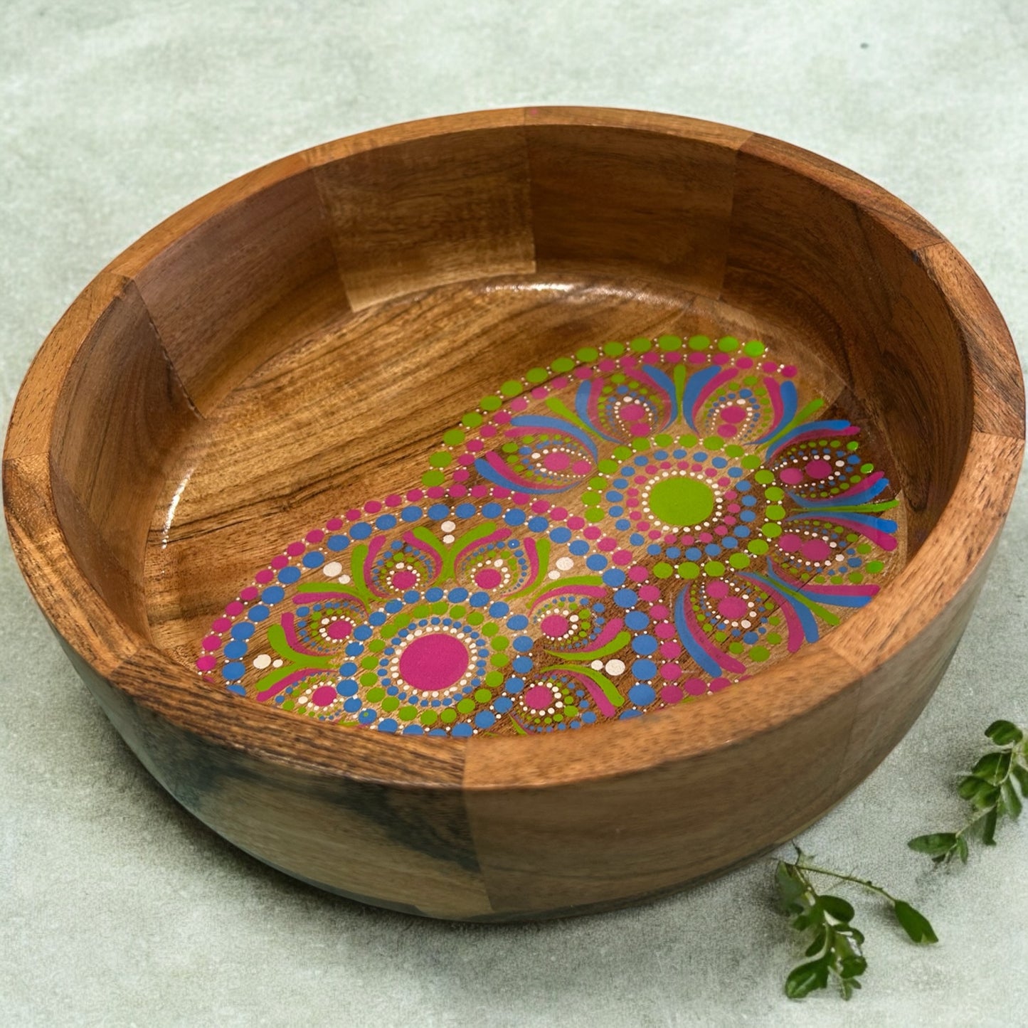 Salad Bowl, Acacia Bowl, Fruit Bowl, Serving Bowl, Bowl