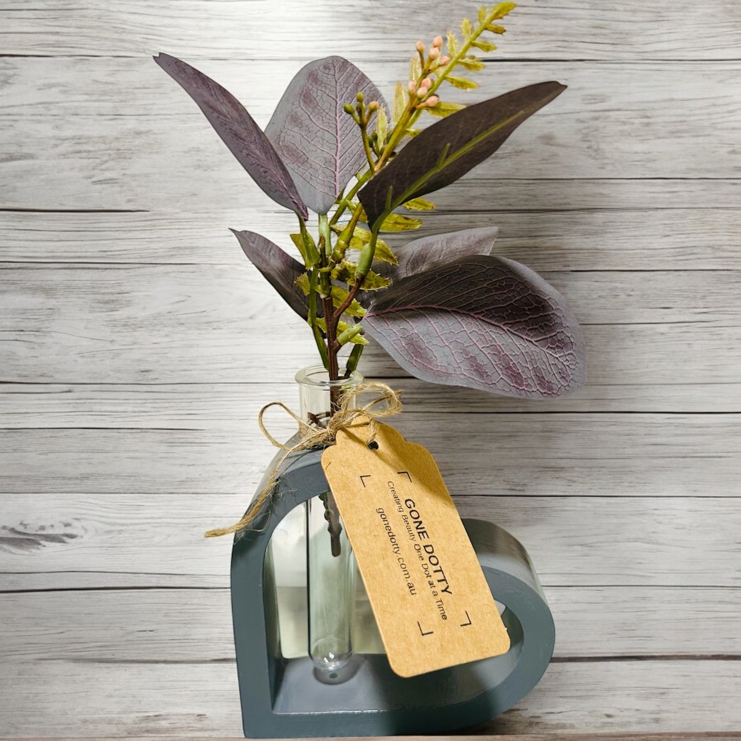 Heart Propagation Station, Heart Vase, Propagation Station, Vase