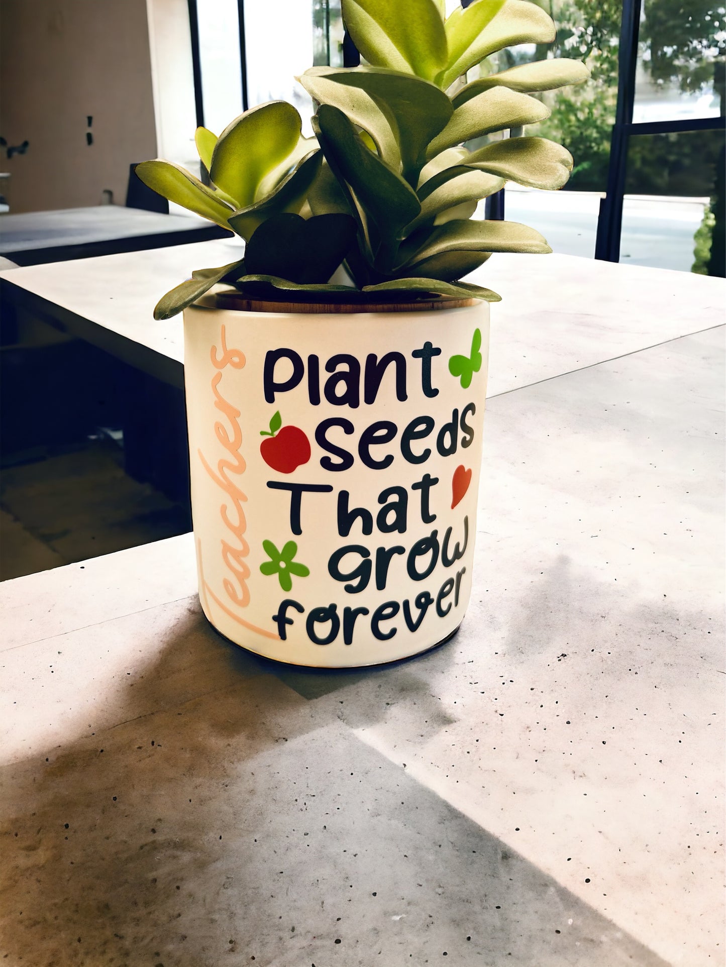 Funny Plant Pot - gift for teacher