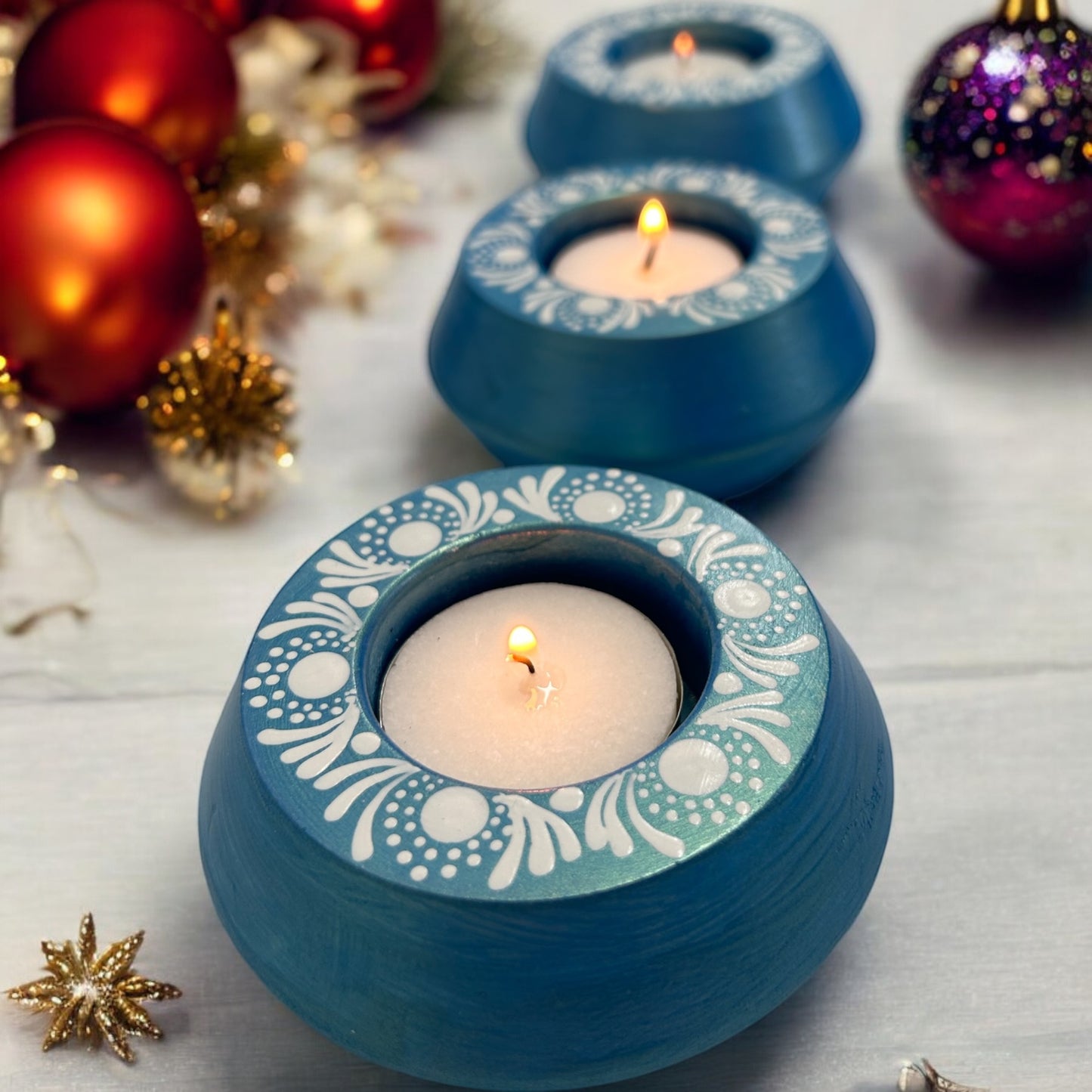 Tealight Candle Holder, Candle Holder, Christmas Table Decor