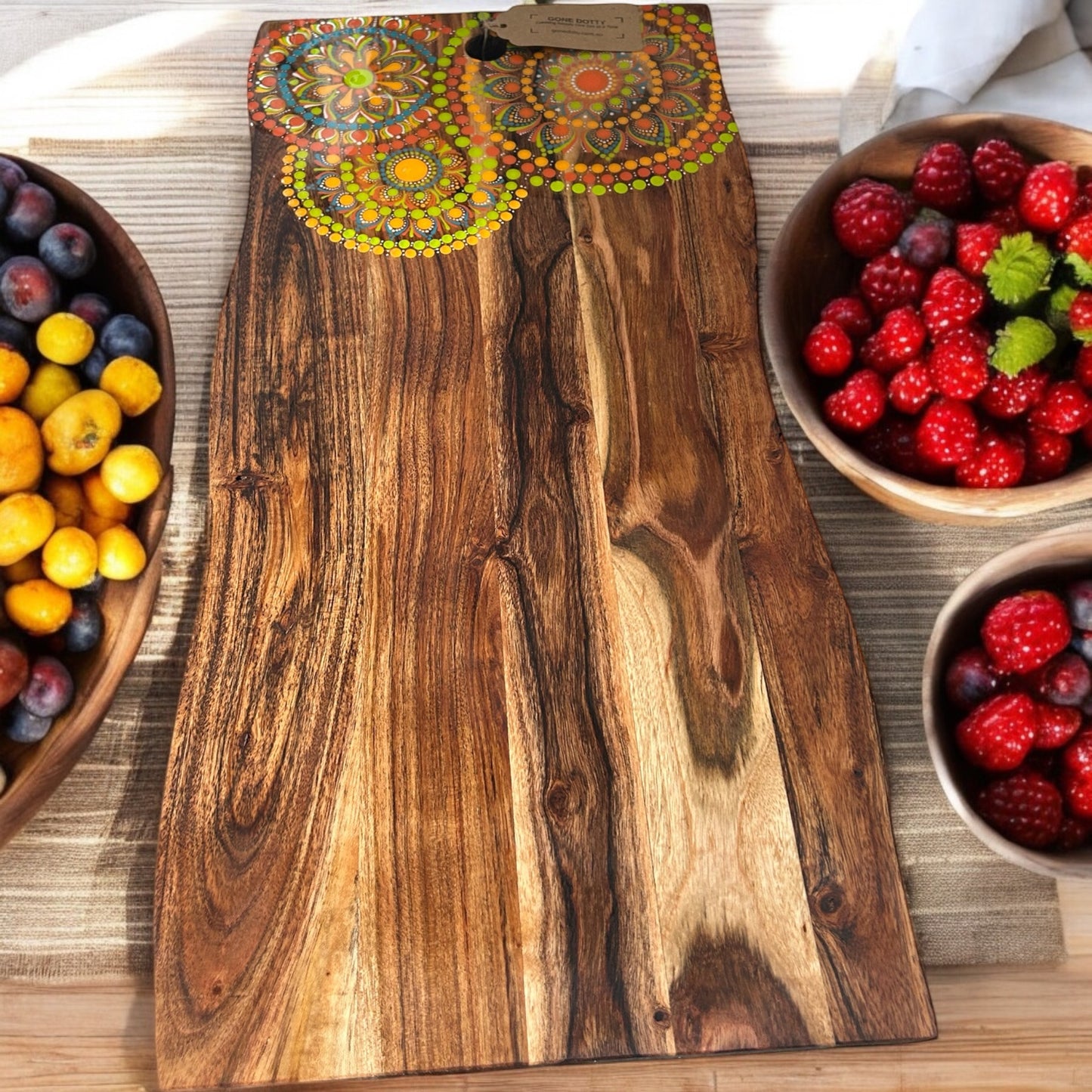 CUSTOM ORDER Acacia Wooden Charcuterie Board, Exclusive Home Decor, Wooden Serving Board