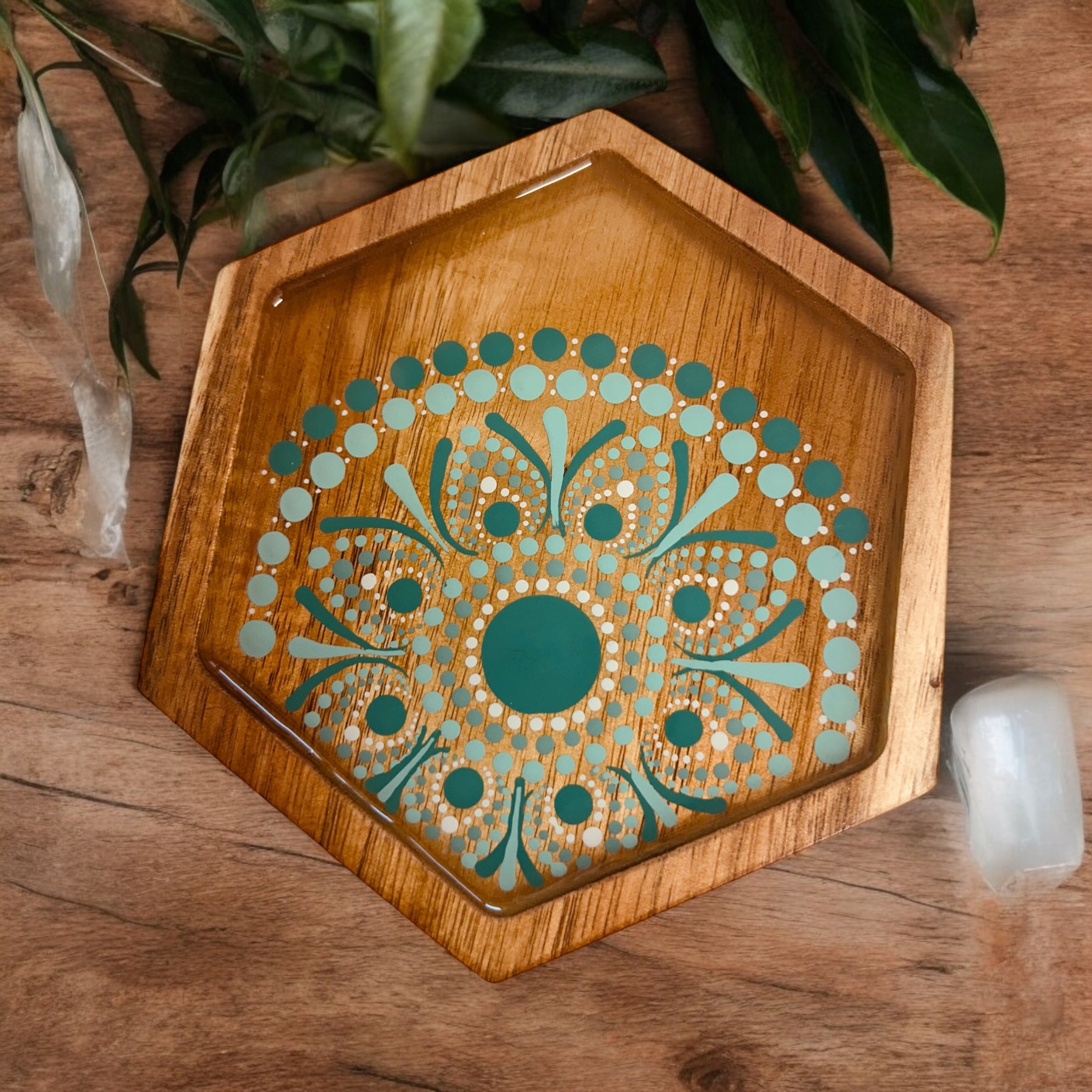 Rustic Wood Jewellery Tray, Trinket Dish, Drink Coaster, Coffee Coaster