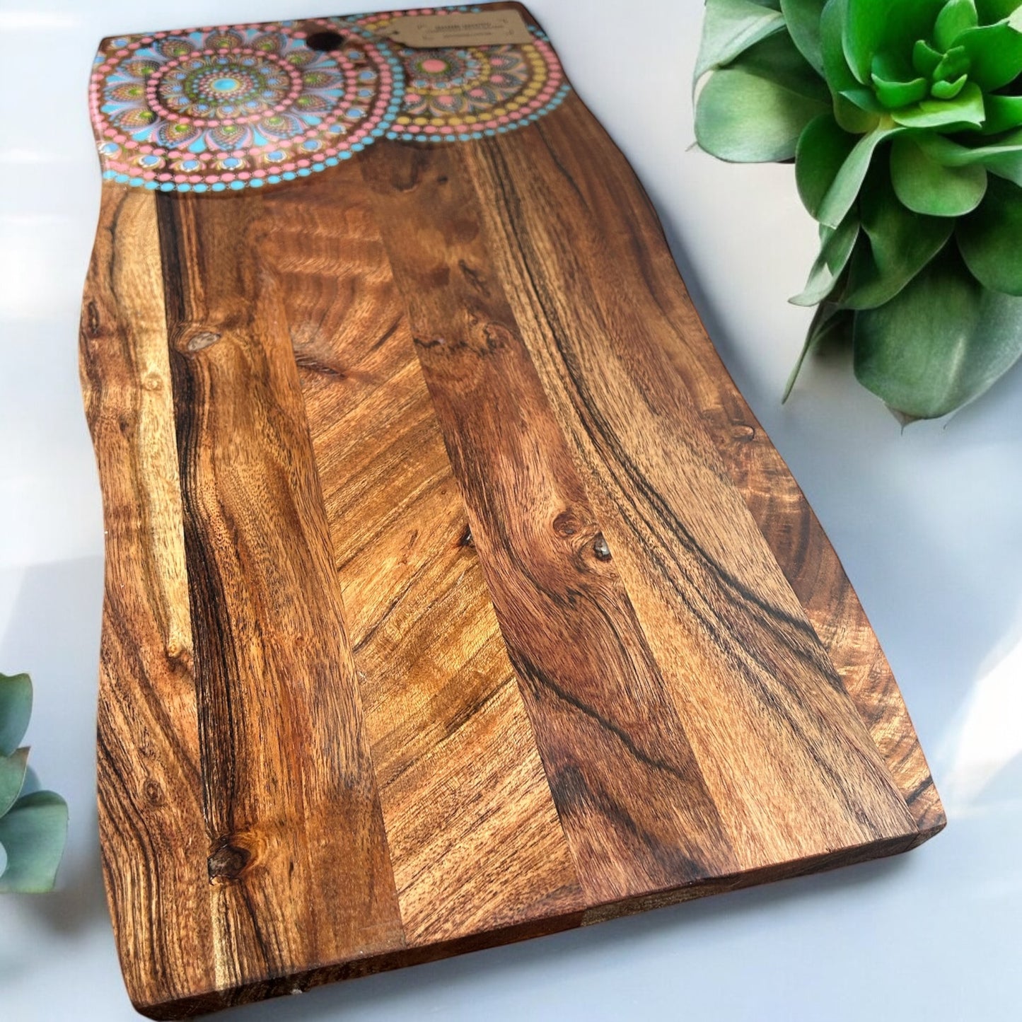 CUSTOM ORDER Acacia Wooden Charcuterie Board, Exclusive Home Decor, Wooden Serving Board