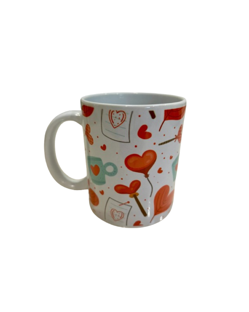 Ceramic Mug, Mug, Coffee Mug, Gift Idea, Hearts