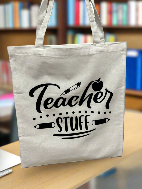 Tote Bags, Library Bags, Grocery Bags, Gift for Teacher, Craft Bags, Canvas Bag, Market Bag, Personalised Tote, Personalised Gift