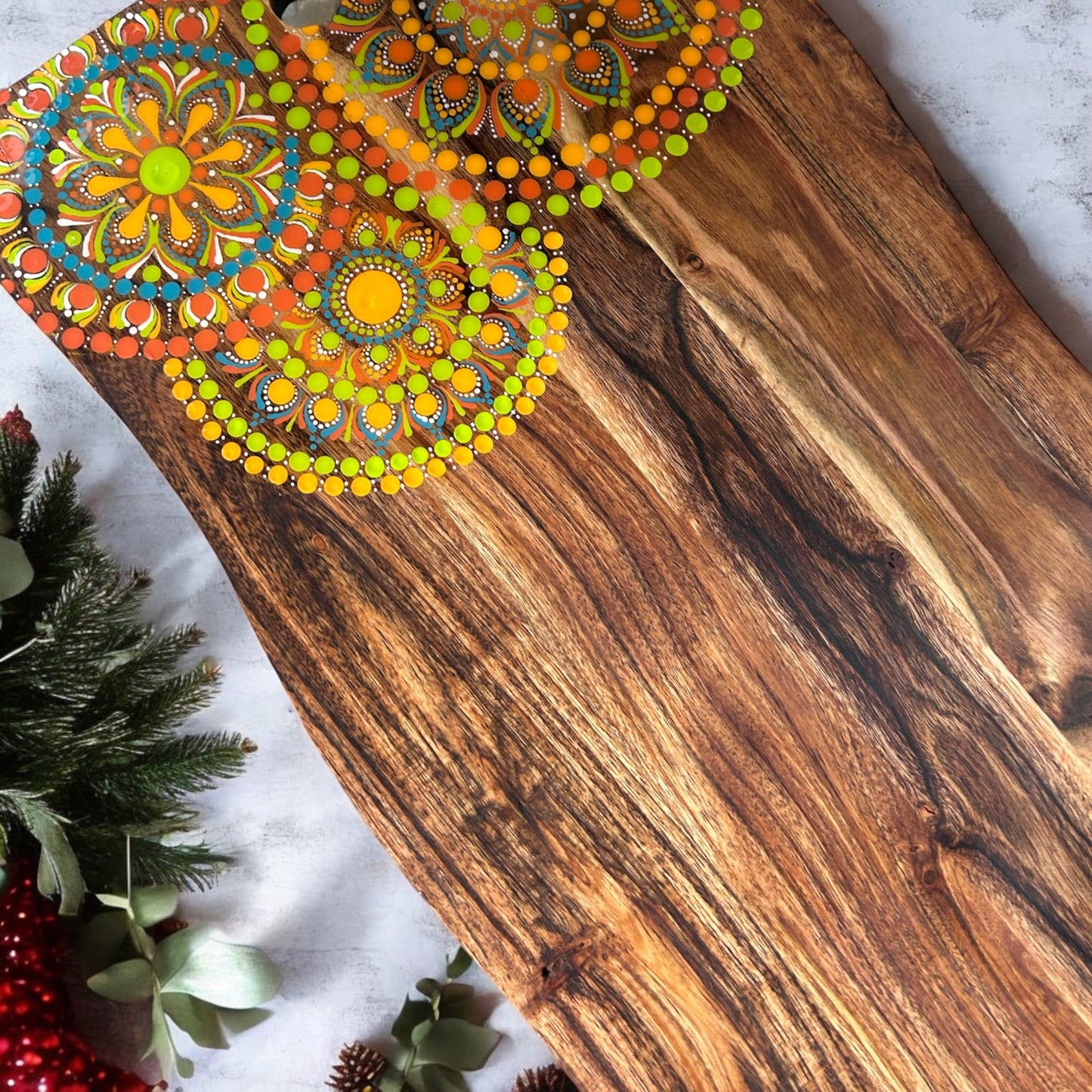 CUSTOM ORDER Acacia Wooden Charcuterie Board, Exclusive Home Decor, Wooden Serving Board