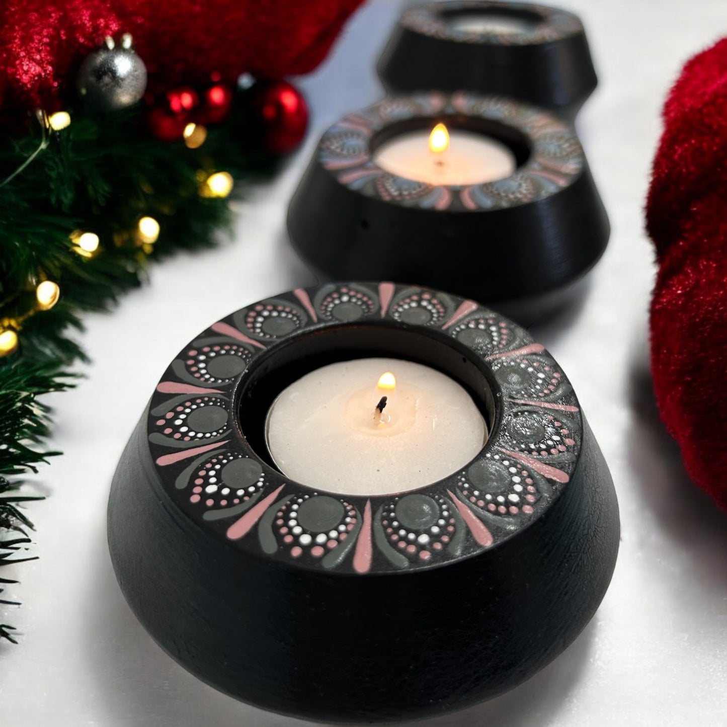 Tealight Candle Holder, Candle Holder, Christmas Table Decor