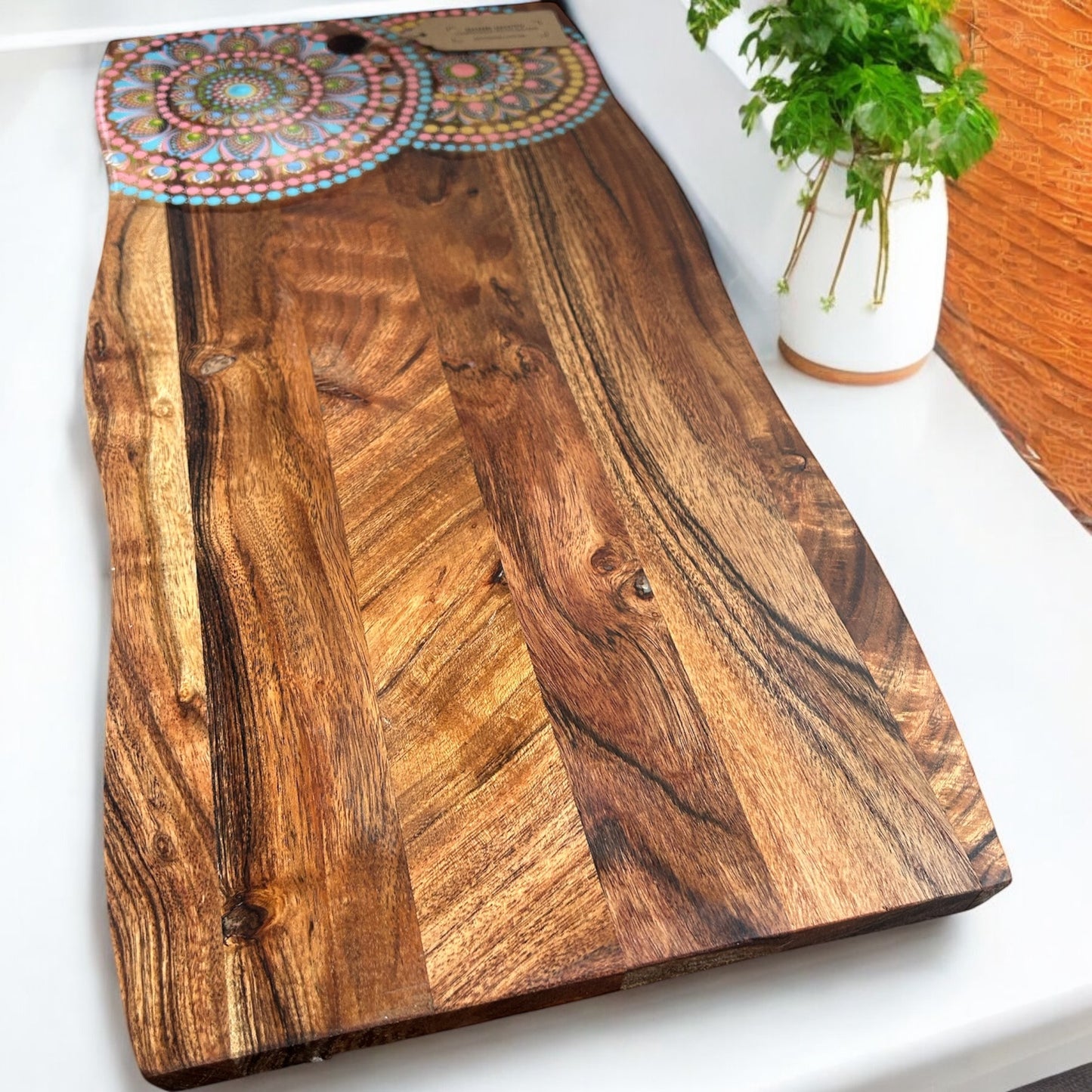 CUSTOM ORDER Acacia Wooden Charcuterie Board, Exclusive Home Decor, Wooden Serving Board