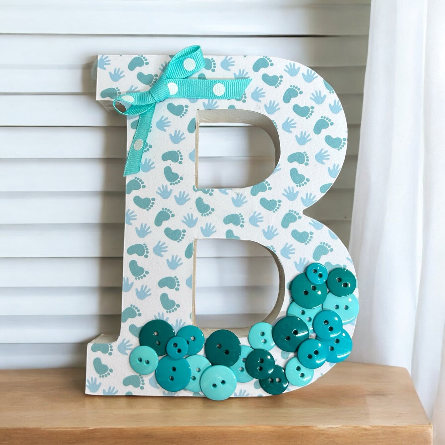 Decorated Wooden Letters - (no wording)