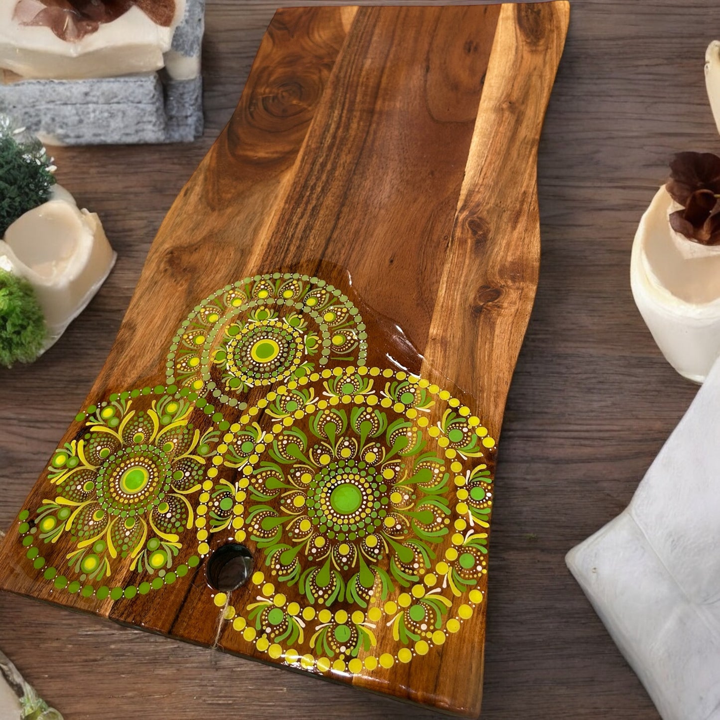 Acacia Wooden Charcuterie Board, Exclusive Home Decor, Wooden Serving Board