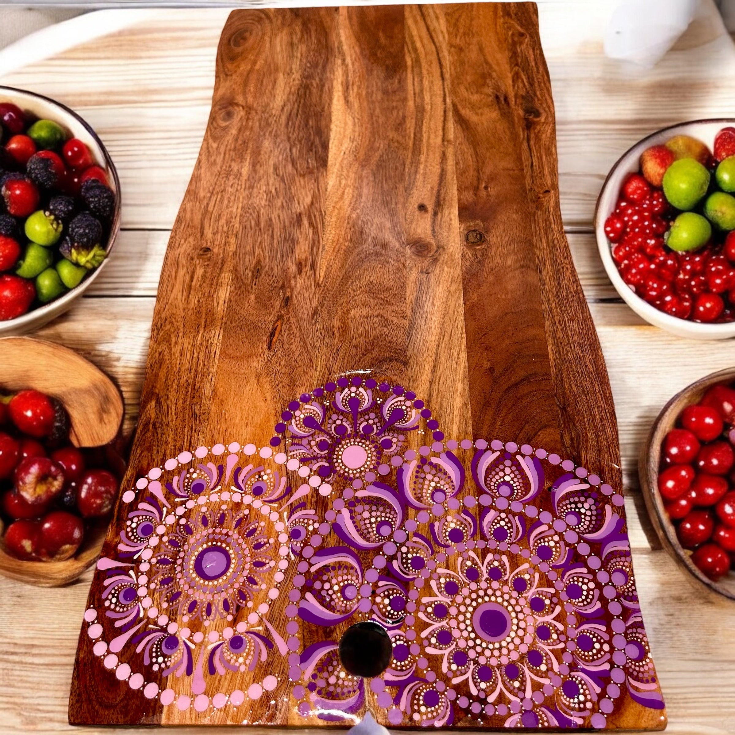 Acacia Wooden Charcuterie Board, Exclusive Home Decor, Wooden Serving Board