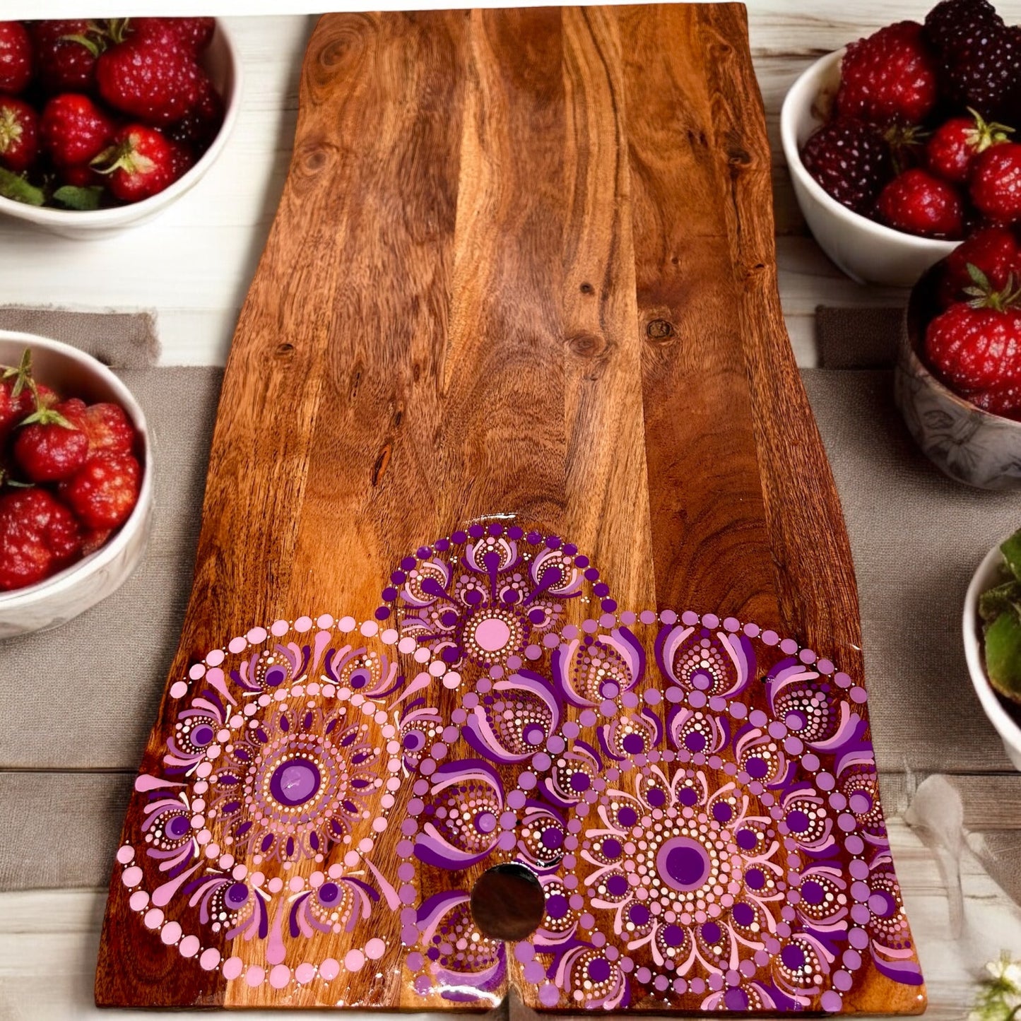 Acacia Wooden Charcuterie Board, Exclusive Home Decor, Wooden Serving Board