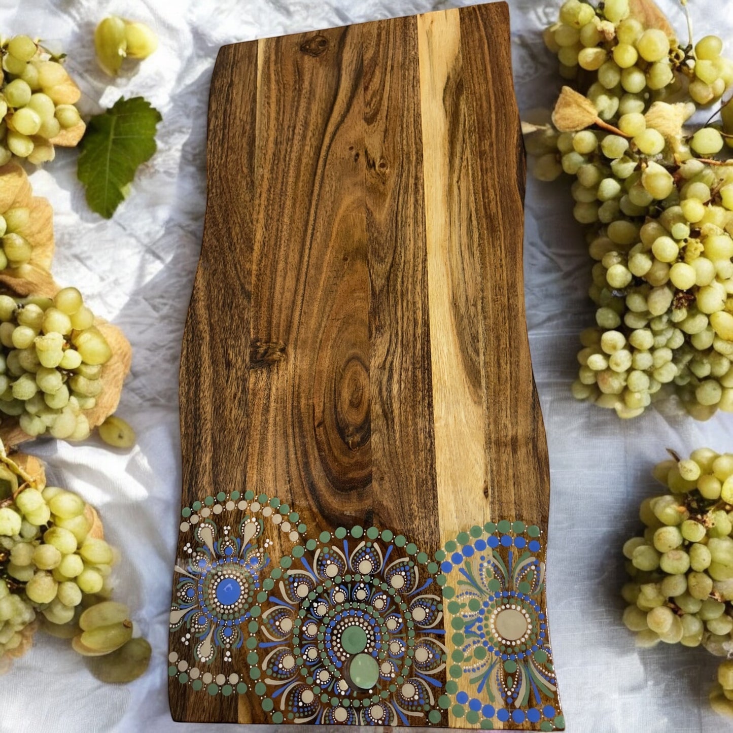 Acacia Wooden Charcuterie Board, Exclusive Home Decor, Wooden Serving Board