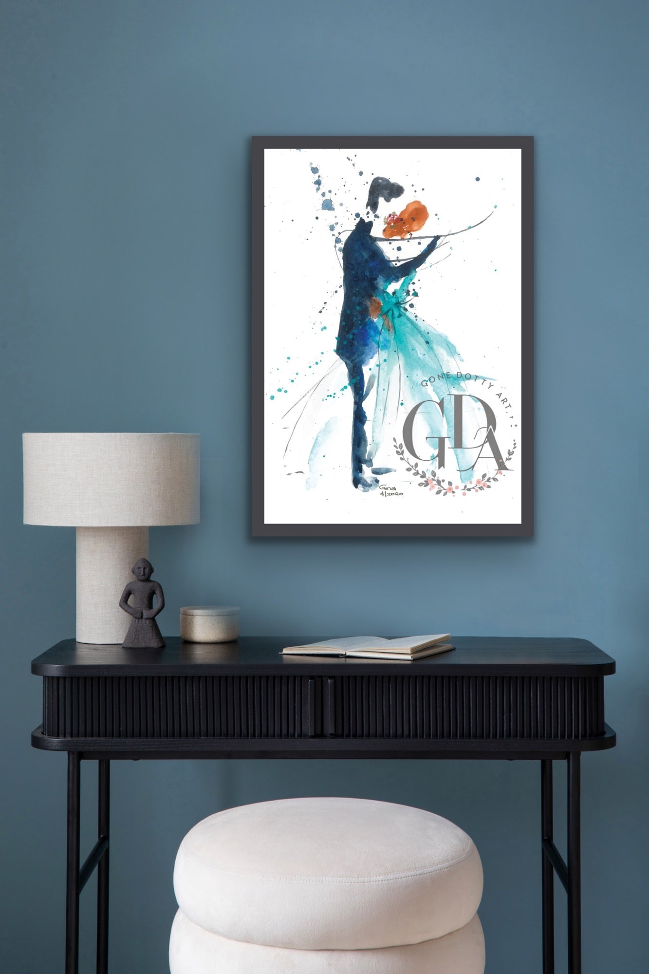 ‘In the Ballroom III’ - Original Art, Original Watercolour Paintings, Fine Art Prints, Wall Art, Custom Art Prints, Home Decor