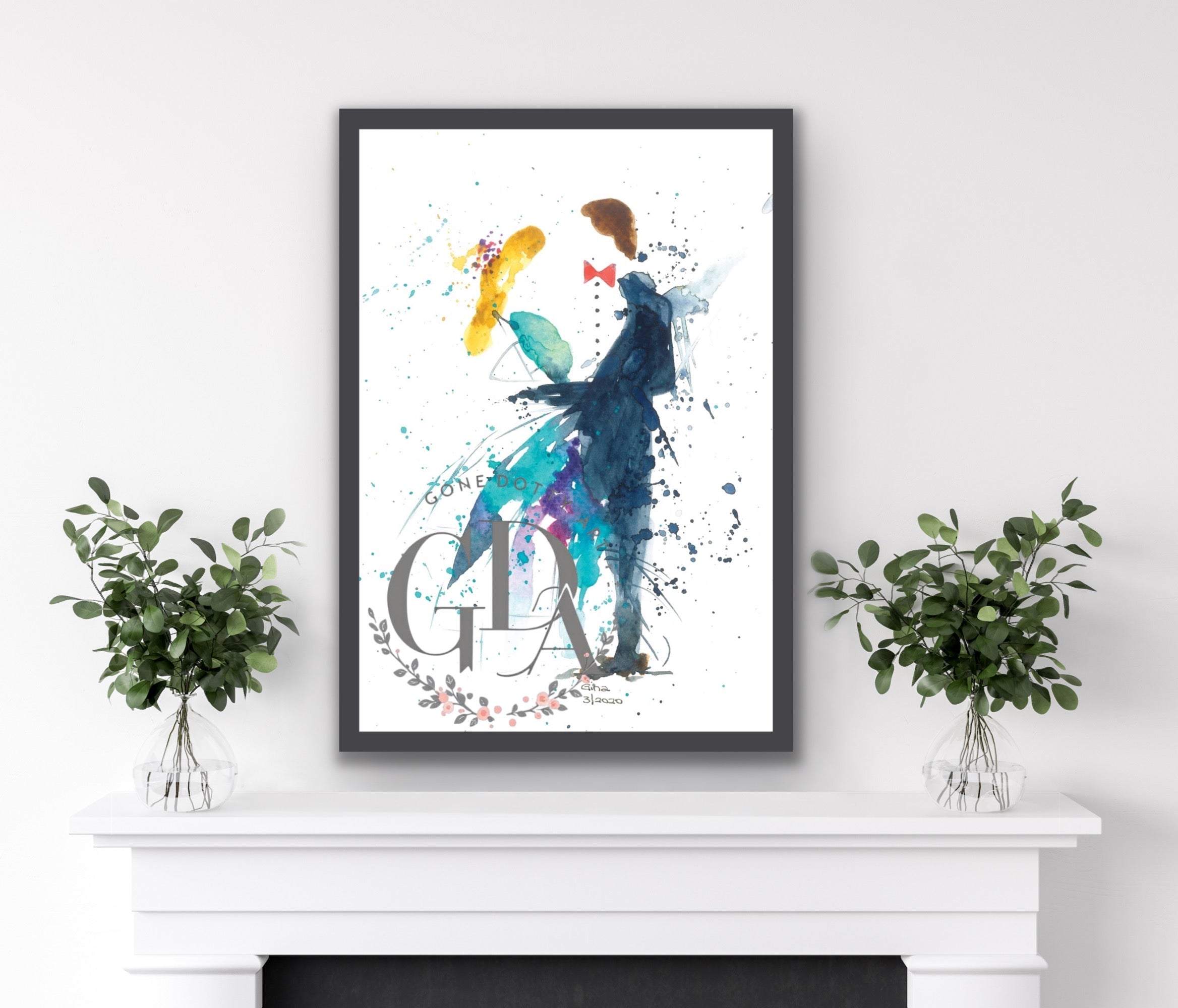 ‘In the Ballroom’ - Original Art, Original Watercolour Paintings, Fine Art Prints, Wall Art, Custom Art Prints, Home Decor