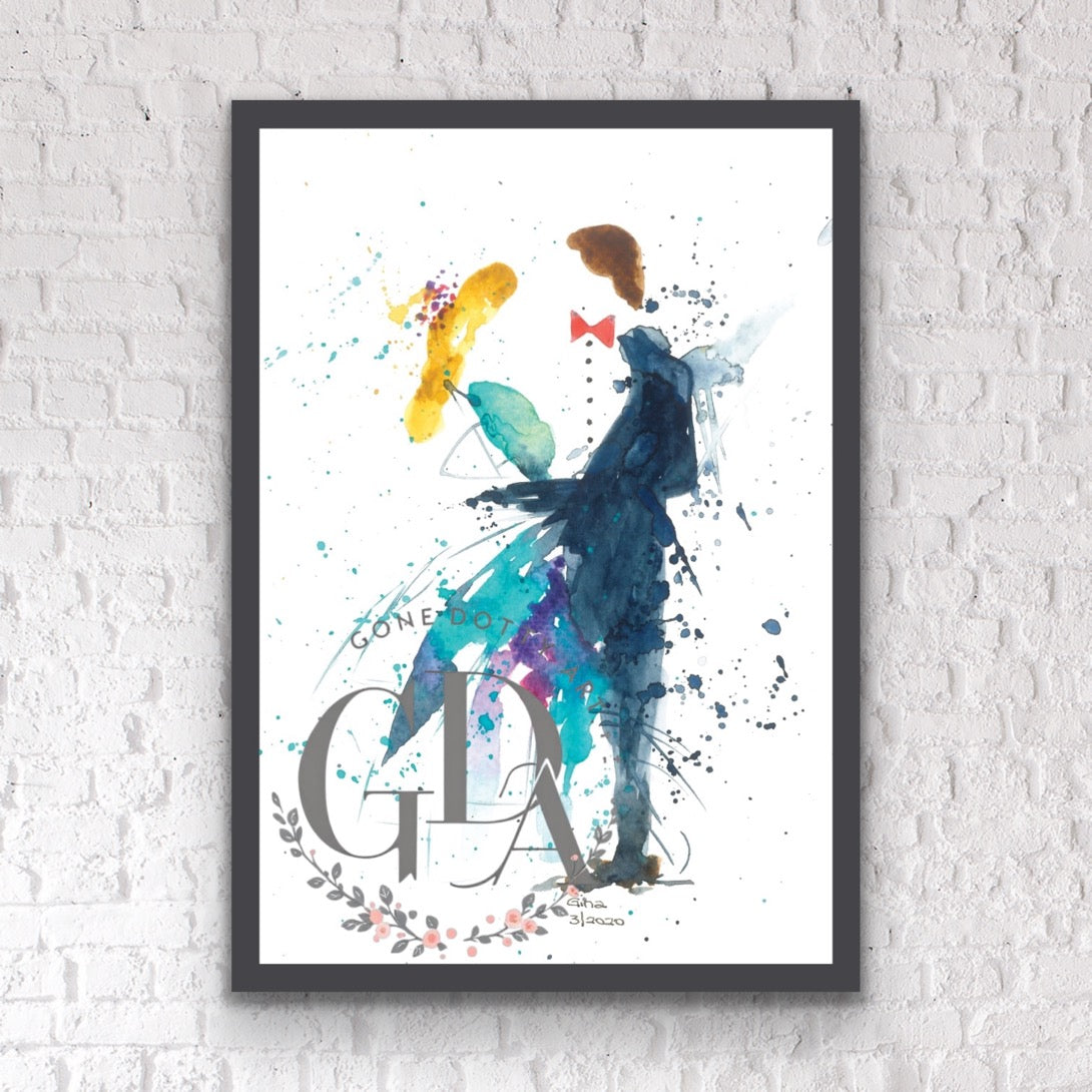 ‘In the Ballroom’ - Original Art, Original Watercolour Paintings, Fine Art Prints, Wall Art, Custom Art Prints, Home Decor