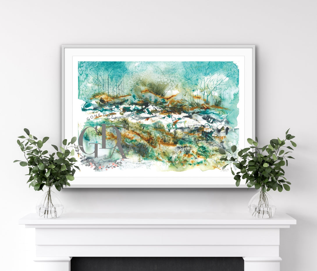 ‘Somewhere’ - Original Art, Original Watercolour Paintings, Fine Art Prints, Wall Art, Custom Art Prints, Home Decor