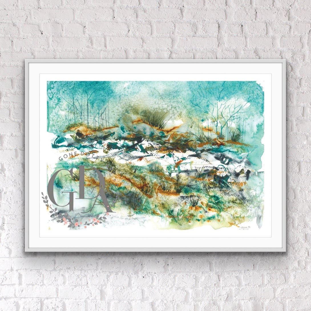‘Somewhere’ - Original Art, Original Watercolour Paintings, Fine Art Prints, Wall Art, Custom Art Prints, Home Decor